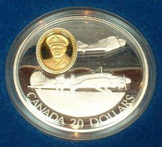 CANADA $20 AVIATION 1990 PROOF COIN # 1 SERIE 1  