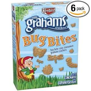 Keebler Graham Bug Bites 11 Ounce Boxes (Pack of 6)  