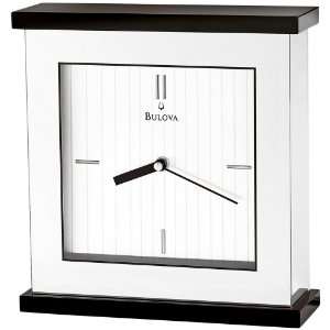  Bulova Intrigue Wood Desk Clock
