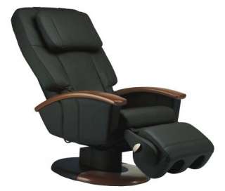   Massage Chair, Black Leather Human Touch HT 136 Robotic Massage Chair
