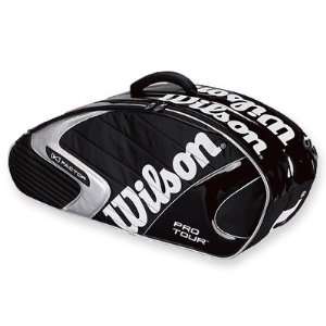  Wilson K Tour Black 6 Pack Tennis Bag   Z8502 Sports 