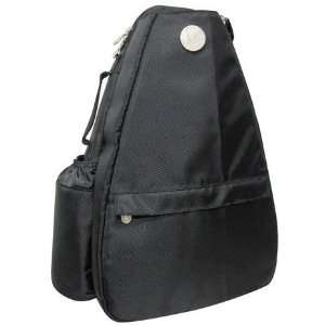    JetPac Solid Black Small Sling Tennis Bag