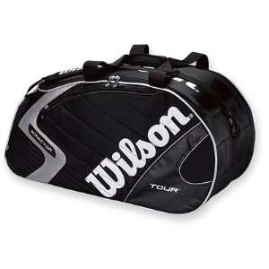   Wilson KFactor K Tour Tournament Tennis Bag   Black