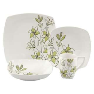 Lily Blossoms 16 pc. Dinnerware Set.Opens in a new window