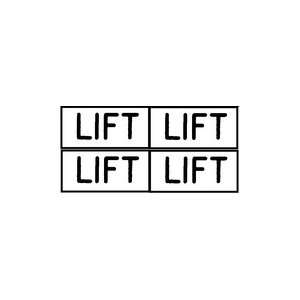  Lift & Sling Labels Pack 4