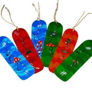  Recycled Painted Cultural Tin Bookmarks 