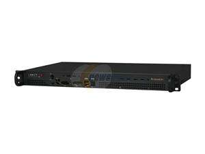    SUPERMICRO CSE 503 200B Black 1U Rackmount Server Case 