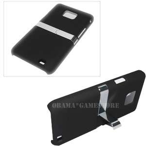 Black Chrome Hard Cover Stand Back Case For Samsung i9100 Galaxy S2 II 