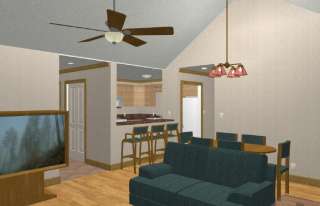 Complete House Plans    1127 s/f    2 bed/2 bath  