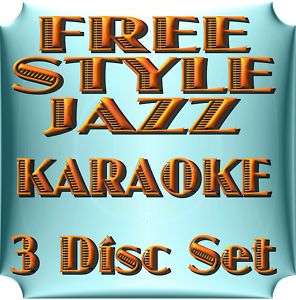 FREE STYLE JAZZ KARAOKE 3 CDG Set 47 Top Songs NEW CD+G  
