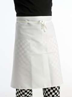 Waist Apron Professional Chefs Catering Cooks White  