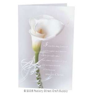Calla Lily Create Your Own Wedding Programs 100 Paper Sheets