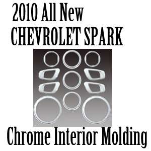 2010 Chevrolet Spark Chrome Wind Deflector Set (4pcs)  