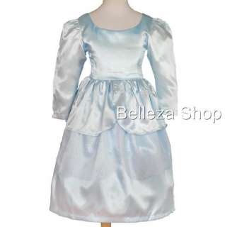 Girl Cinderella Princess Party Costume Fancy Dress 2 3T  