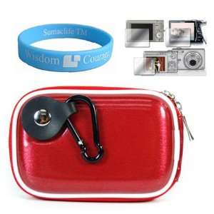  Canon Slim Red Candy Camera Case for Canon PowerShot SD 1300 
