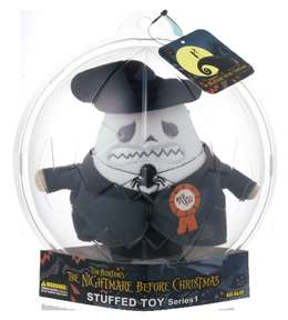 DISNEY NIGHTMARE BEFORE XMAS PLUSH MAYOR PUMPKIN BOX  