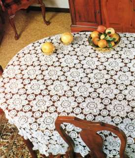 Curtains Bedspread Tablecloth Crochet Patterns  