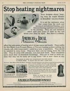 1909 AD American Ideal heaters and boilers coal bill  