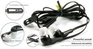 In Ear W/ Mic ( Black Headphone ) Earphone Handsfree For Samsung S3370 