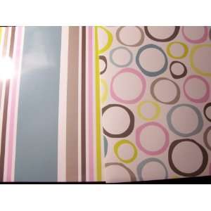  Carolina Pad Studio C 2 Folder Set ~ Stripes & Circles 