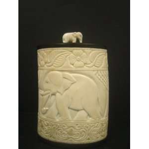  Carved Ivory Box