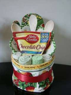 Housewarming Kitchen Towel Cake with Cookie Mix  