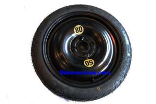 Mini Cooper, S, Clubman Emergency Space Saver Spare Tire (Donut)   NEW 
