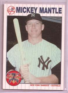 1997 COOPERSTOWN COLLECTION MICKEY MANTLE CARD # 63  