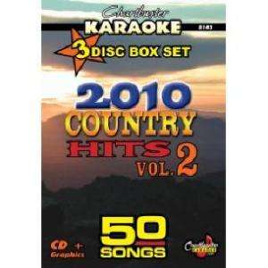 2010 COUNTRY Hits 50 songs v2 KARAOKE #5143 Chartbuster  