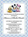 BOY, OH BOY Baby Shower Blue Invitations Personalized Invitations 
