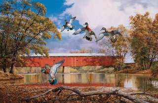 Eldean Bridge   Wood Duck by David A. Maass  