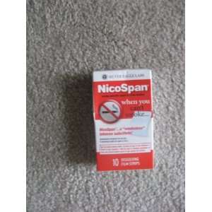 NicoSpan Smokeless Tobacco Substitute Dissolving Strips 