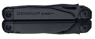 SURGE_BLACK TACTICAL OXIDE MULTI TOOL w/ LEATHER SHEATH_LEATHERMAN 