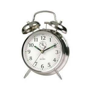   Chrome Large Double Bell Alarm Clock 12627