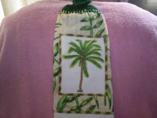 THICKER CROCHETED COCONUT/PALM TREE CROCHETED KITCHEN T  