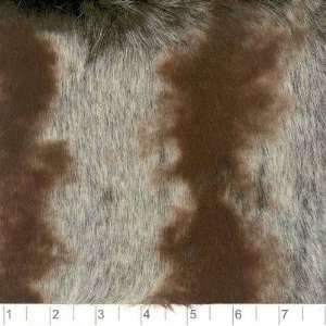  58 Wide Faux Fur Dark Chinchilla Fabric By The Yard 
