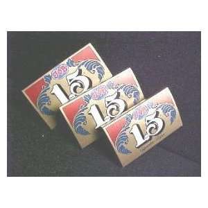 Three Packs Job 1.5 Gold Cigarette Rolling Papers   24 Sheets Per Pack 