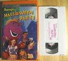 BARNEYS HALLOWEEN PARTY VHS KIDS CHILDRENS VIDEO CLA