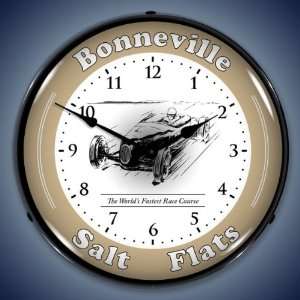  Bonneville Race Track Lighted Clock 