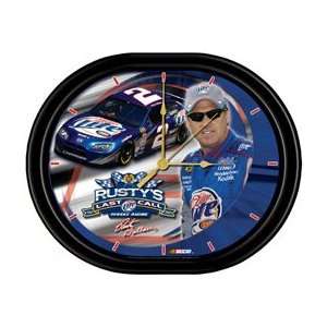  Rusty Wallace Racing Driver Clock