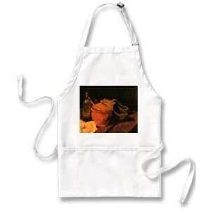   Life with Earthenware Bottles and Clogs By Vincent Van Gogh Apron