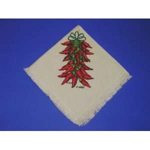   American Made Chili Peppers Cloth Napkins (Set of 4) 