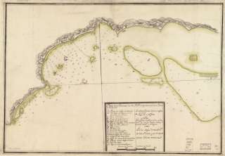 1780 map of Puerto Rico, Anasco  