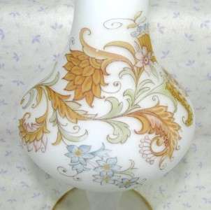Norleans Floral Decoration Italian Satin Glass Vase  