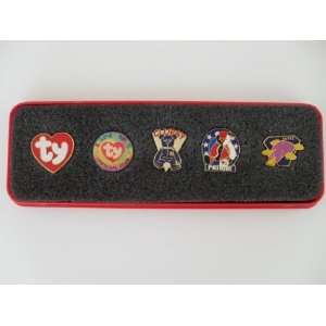   Beanie Babies Official Club Collectors Lapel Pin Set 