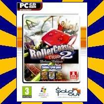 ROLLER COASTER TYCOON 2 DELUXE 3 PACK [SIM PC GAME] NEW  