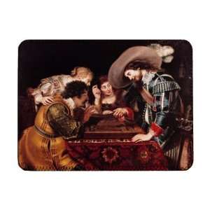  The Game of Backgammon (oil on canvas) by   iPad Cover 