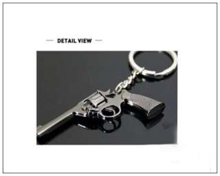   Revolver Gun Handgun Weapon Key Chain Ring Holder keyChain  