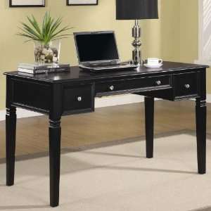  Home Office Computer Desk with Keyboard Drawer in Black 