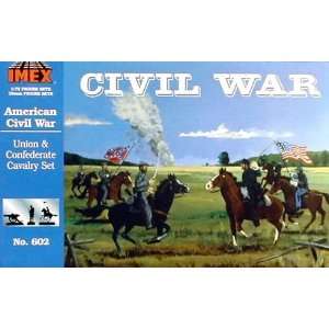  Union Confederate Cavalry Set Civil War Figures by Imex 